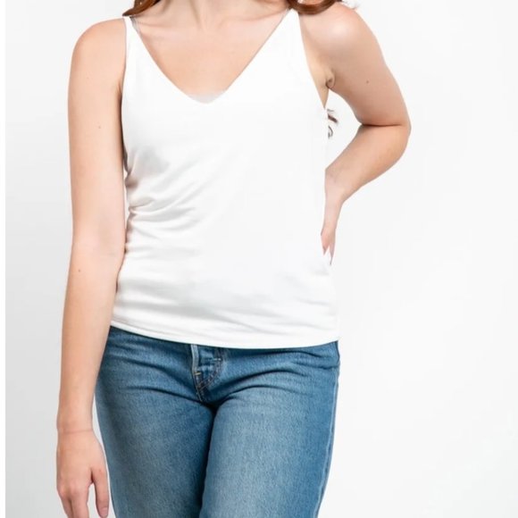 White tank top, by Gentle Fawn - Picture 7 of 8